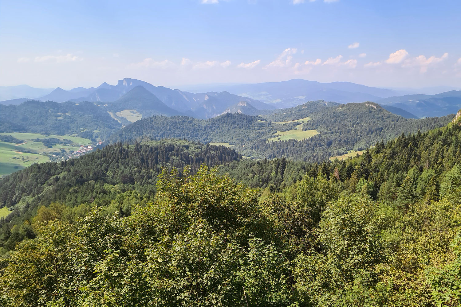 pešia turistka Pieniny